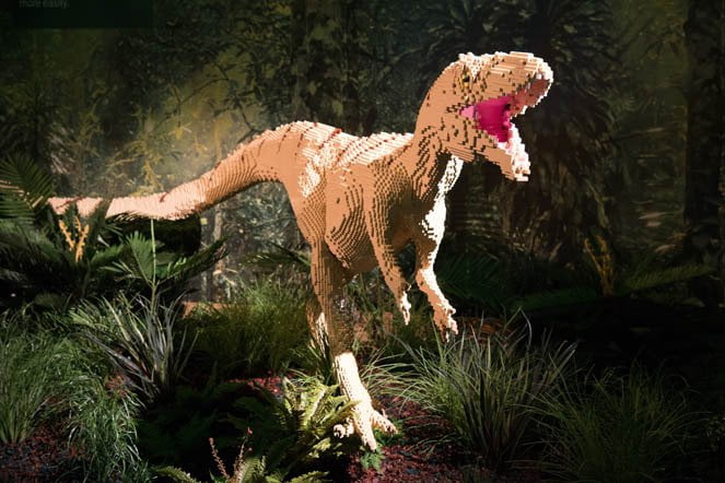 Brick Dinos are Roaring into MOSI this Month!