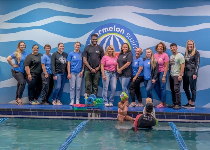 Watermelon Swim and Shaq Barrett team up to offer swim lessons to more kids in Tampa Bay