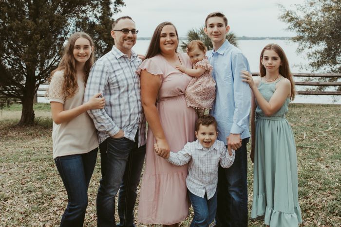 Dr. Jamie Decker and his family