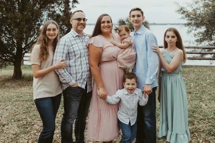 Dr. Jamie Decker and his family