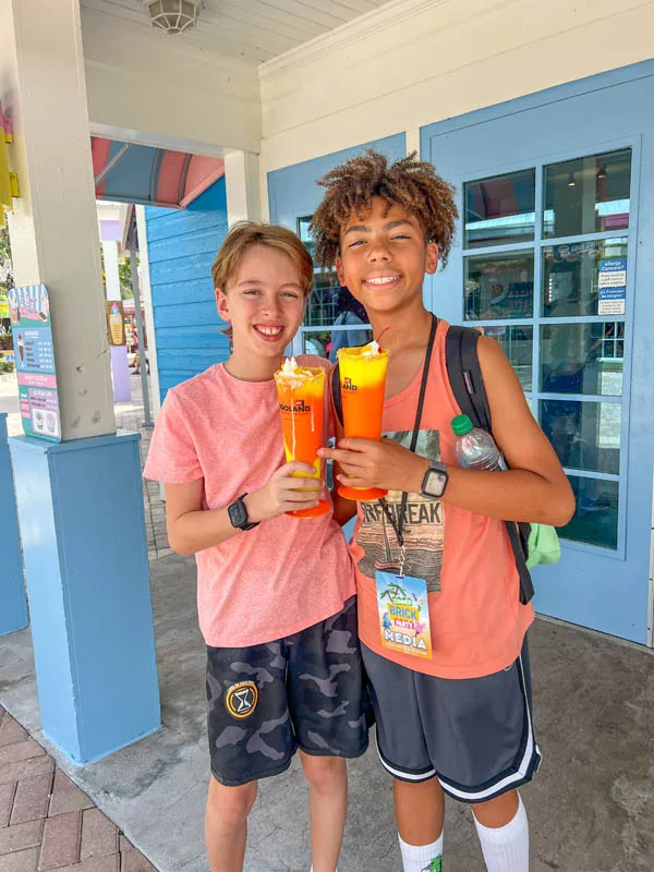 LEGOLAND FLorida Summer Brick Party snacks