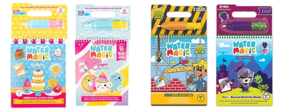 Water pen coloring books are some of our favorite things for road trips