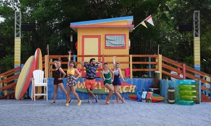 Gwazi Beach Bash at Busch Gardens Tampa Bay during Summer Nights