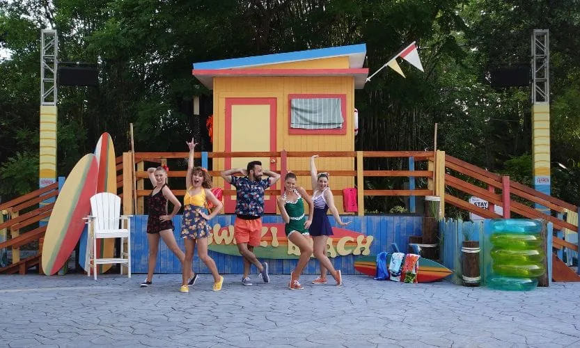 Gwazi Beach Bash at Busch Gardens Tampa Bay during Summer Nights