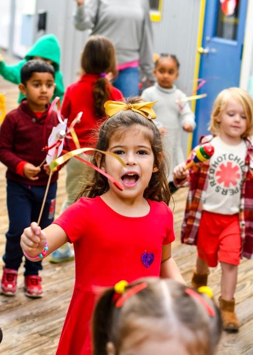 Corbett Prep students celebrating Chinese New Year show benefits of global learning