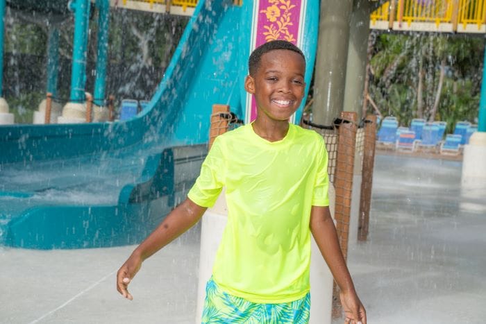 Castaway Falls at Adventure Island