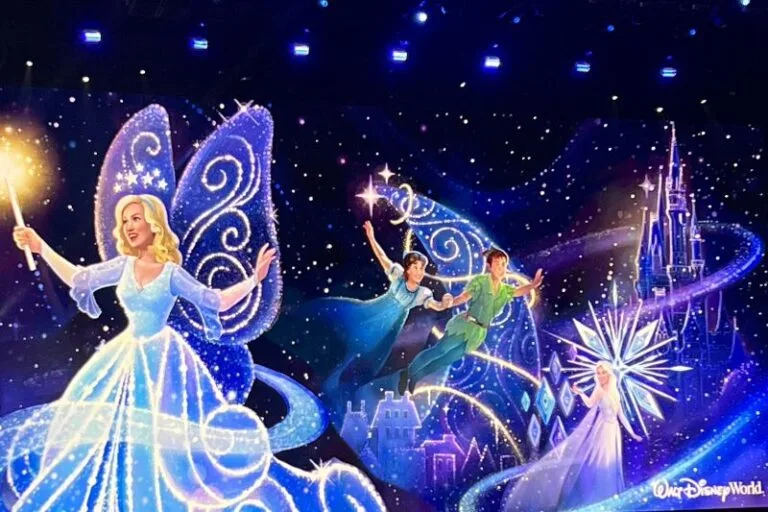 Disney Starlight nighttime parade Magic Kingdom concept art at D23