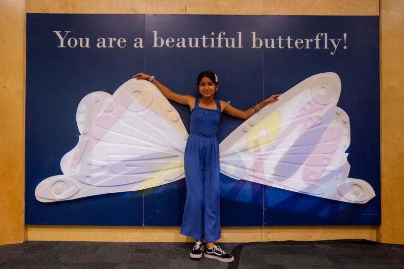 Bharat Chhabria daughter in the Very Eric Carle exhibit