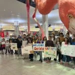 Corbett Prep Students at the airport show the Benefits of Global Learning