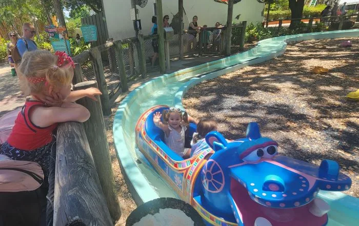 Busch Gardens Hippo ride for toddlers