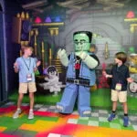 Dancing with LEGO Monster Rocker at Brick or Treat