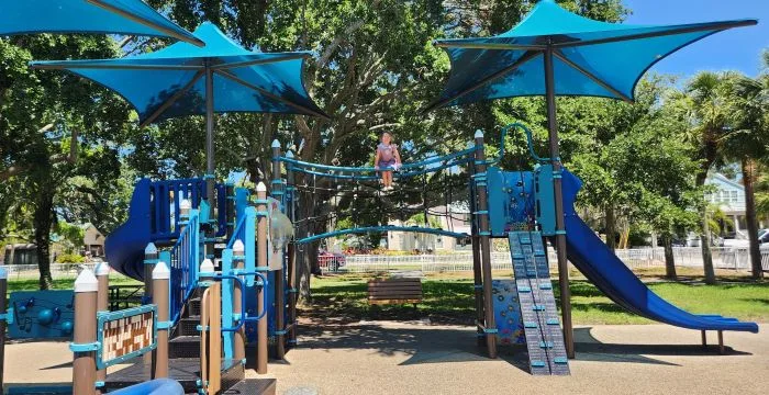 the Dunedin Playground is super shady and great for toddlers