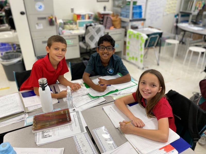 IB Elementary School students