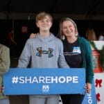 Metropolitan Ministries Holiday Tent family volunteers