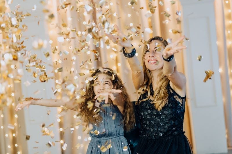 family goals in the new year mother celebrates with daughter