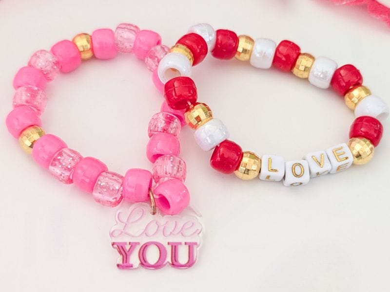 Valentine's day crafts bracelets