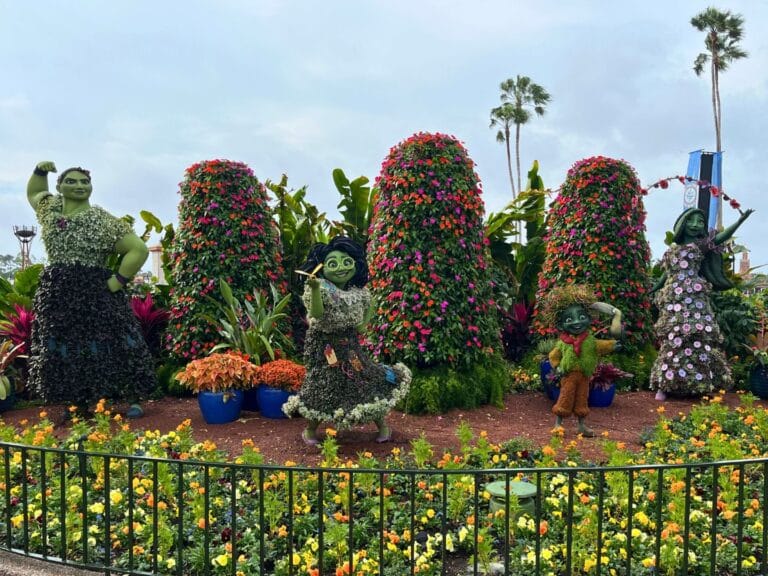 Encanto Character Topiaries EPCOT Flower and Garden Festival 2025 - image by Meghan Roth