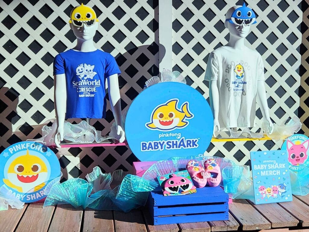 Baby Shark merchandise at SeaWorld Orlando - image by Zoe Joiner