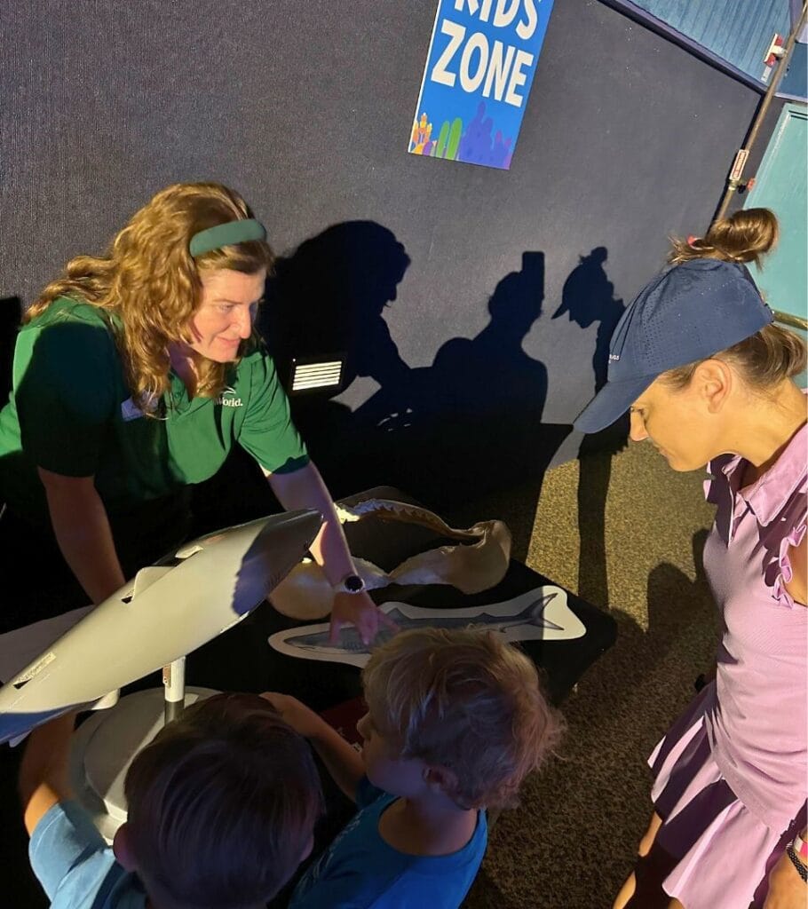 Kids Zone area at SeaPort Theater for Baby Shark SeaWorld Orlando - image by Dani Meyering 2