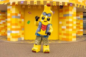 Peely LEGO Fortnite at LEGOLAND Florida for LEGO Festival