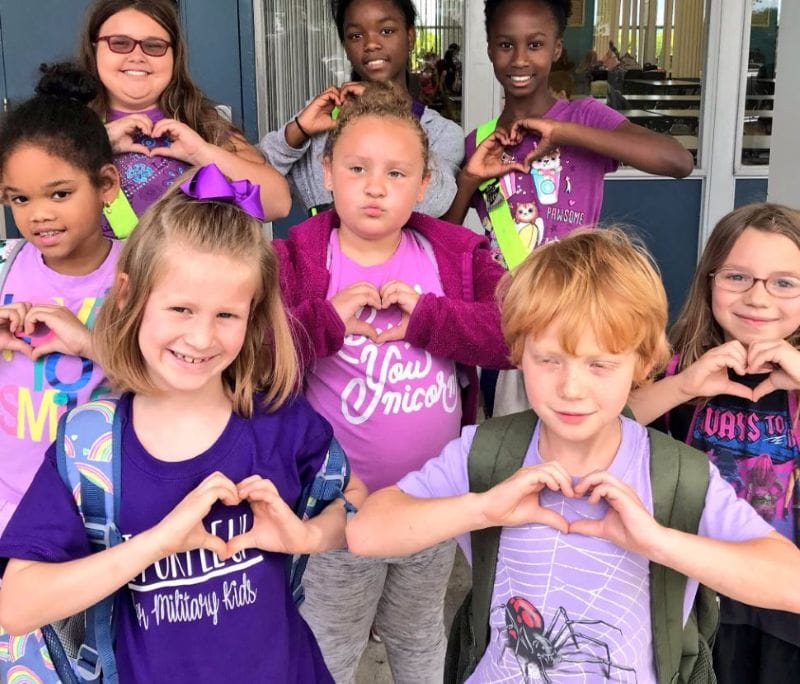 Military children students