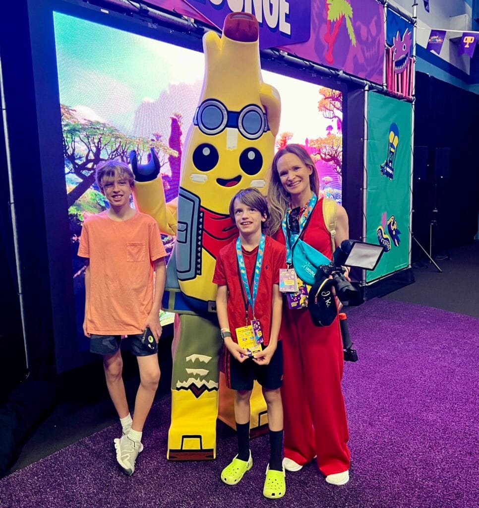 Adventure Peely from Fortnite at LEGOLAND Florida LEGO Festival