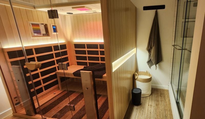 The Salt Room private sauna room