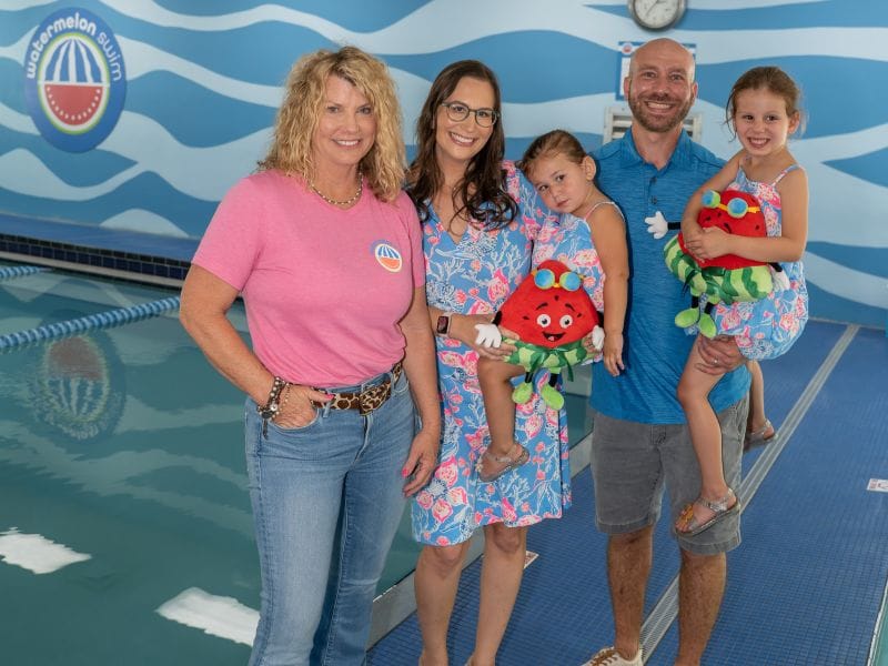 the importance of water safety family at watermelon swim