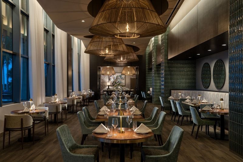 Father's Day dinner at Latitude 28 includes a complimentary family portrait session!