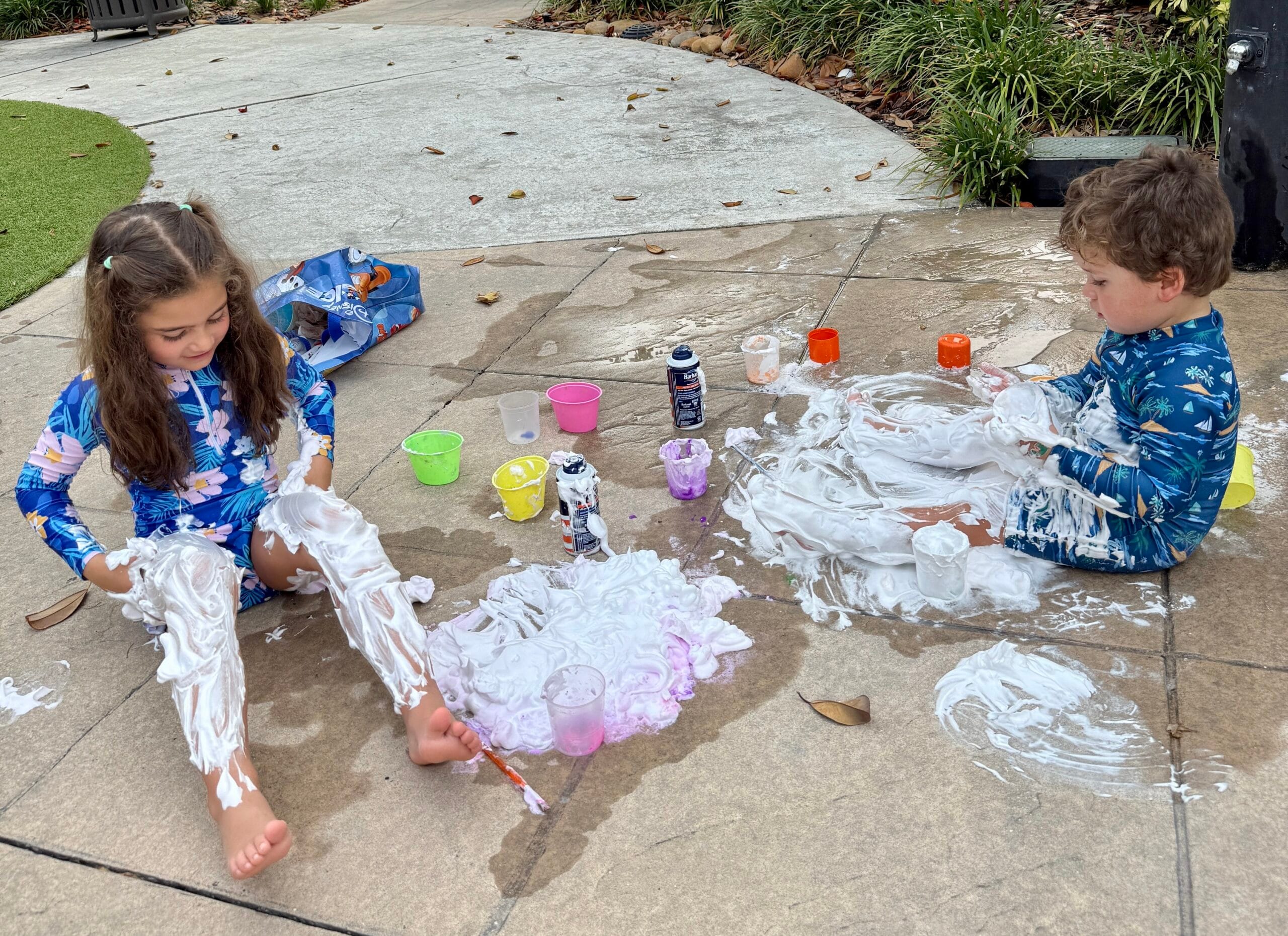 Sensory Play at the Pool ideas to try with kids