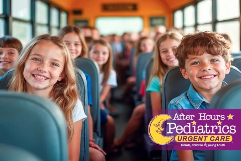 kids on a school bus how to keep kids healthy going into back to school