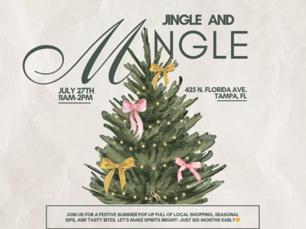 Jingle & Mingle: Christmas in July at The Spiral Staircase graphic