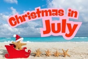 Christmas in july events in tampa bay family graphic - dani canva