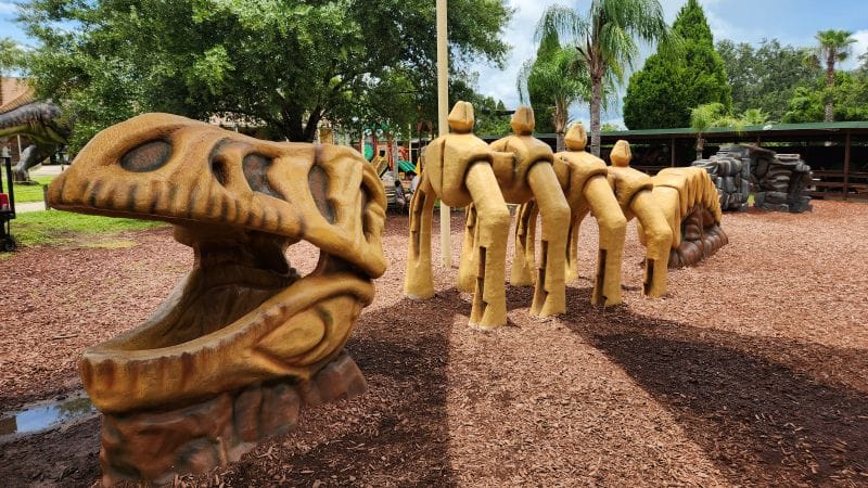 Dinosaur world playground