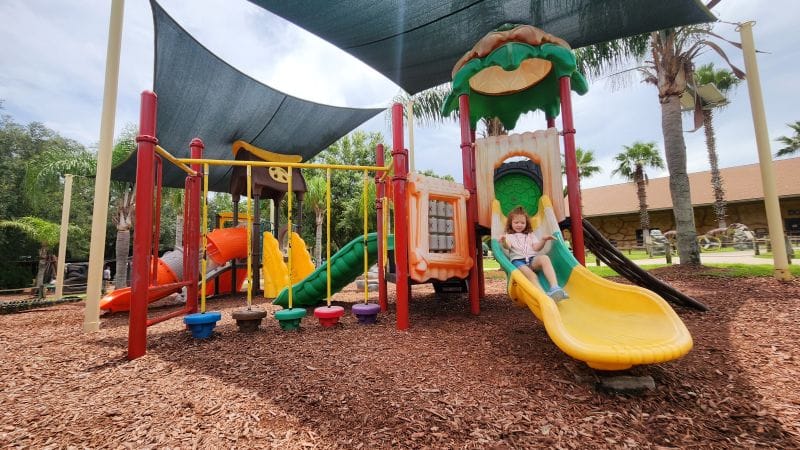 Little kids playground at Dinosaur World