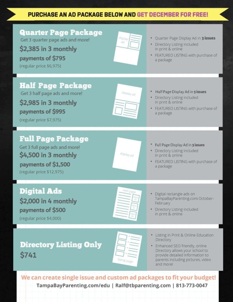 Special Advertising Section: Guide to Tampa Bay Schools