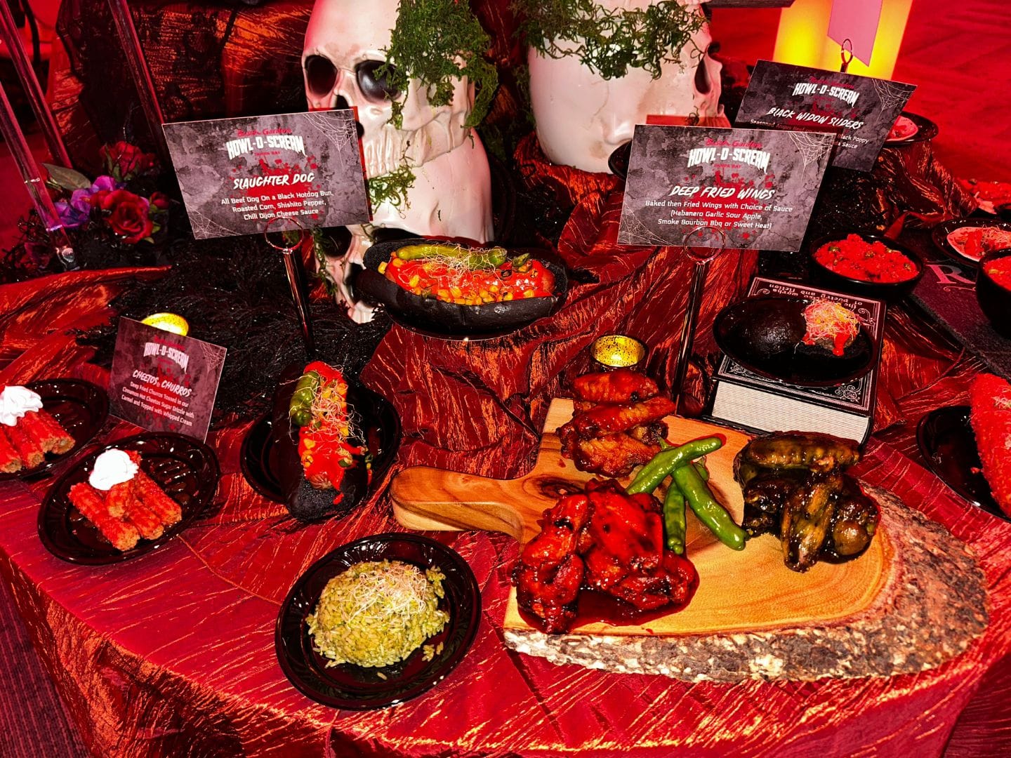 Some freakish food selections from Busch Gardens Tampa's 2025 Howl-O-Scream