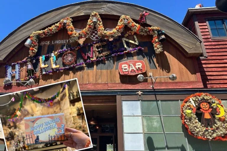 Behind the scenes interview Jock Lindsey's Hallowen Hangar Bar entrance - image by Dani Meyering
