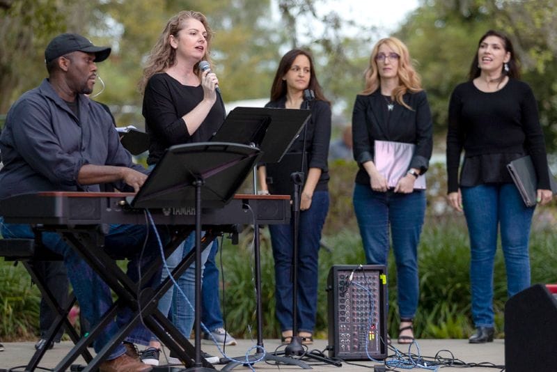 Marcia P. Hoffman school of the arts students performing