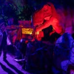 ZooTampa Creatures of the Night Mesozoic Mayhem trex