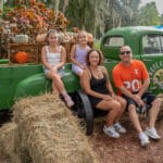 Keel Farms Harvest Days family pic at truck