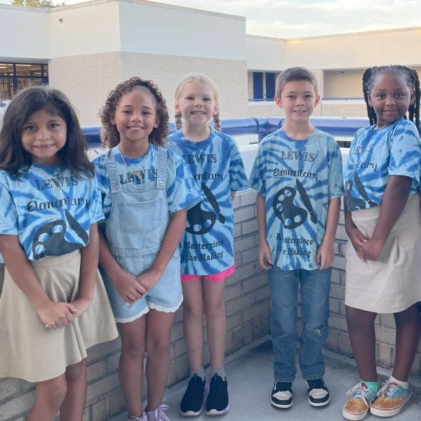Students posing for pictures