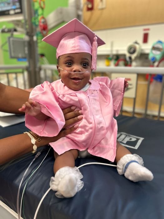 Snoh NICU baby from Hopkins All Children's