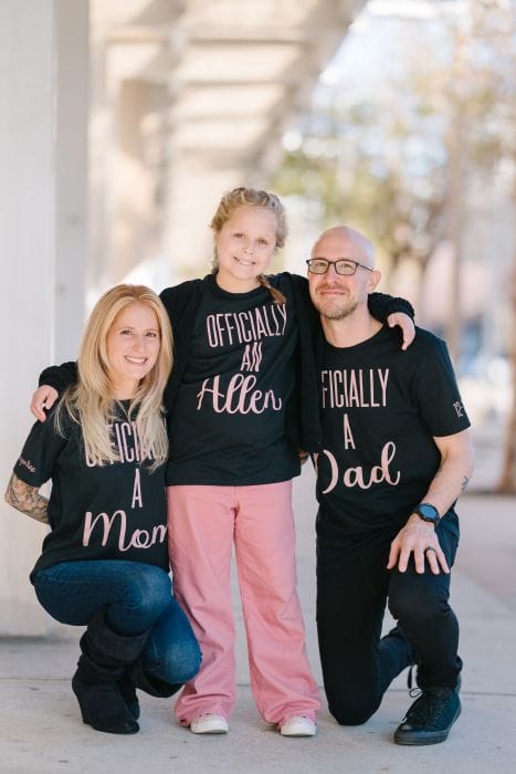 The Allen Family now includes Teegan via the Heart Gallery of Tampa