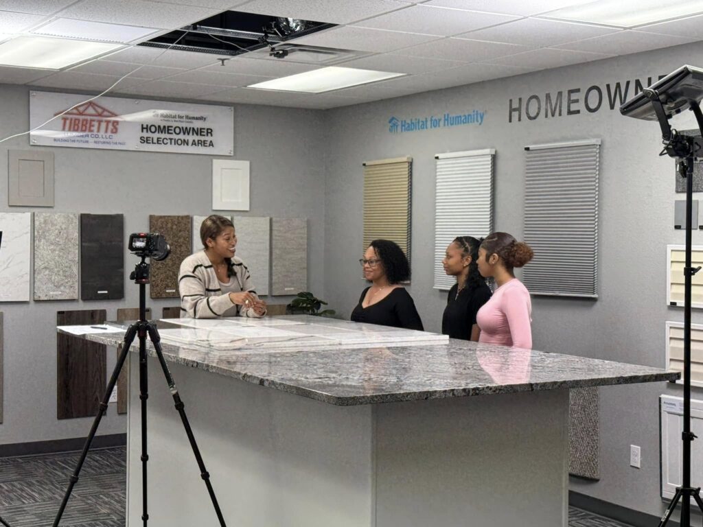 Mika and Lace Simmons discuss Habitat for Humanity home build