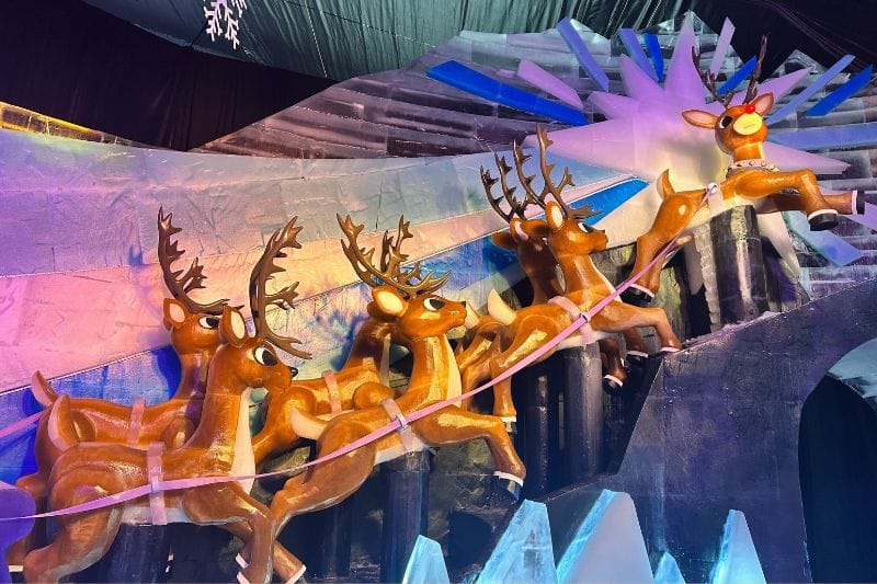Rudolph the Red Nosed Reindeer at ICE! Gaylord Palms - image by Dani Meyering