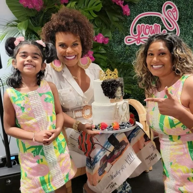 Sira Garib with Tabitha Brown and daughter Kaliya