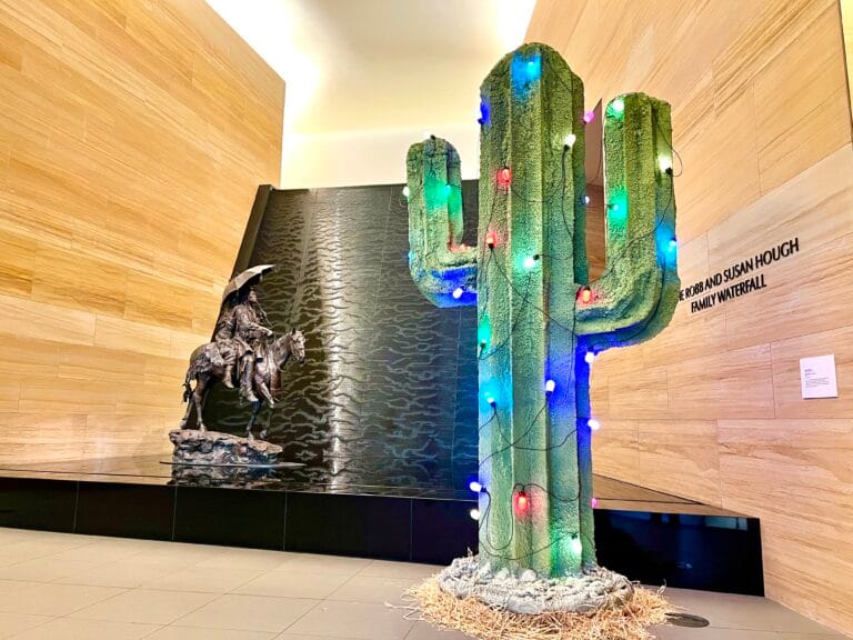 Holiday tree lighting ceremonies in Tampa Bay Yule Cactus Lighting at The James Museum in St. Pete