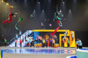 Ringling circus rehearsals at Feld Entertainment in Palmetto, Florida.