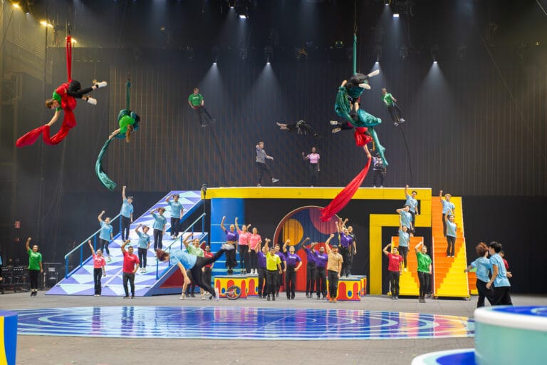 Ringling circus rehearsals at Feld Entertainment in Palmetto, Florida.